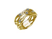 Anillo Gemoro Mujer Radici in Oro amarillo Diamante 0.17 Ct AB1070GIA-16 - AB1070GIA-16